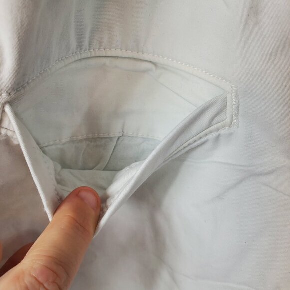 Hollister California White Mens Jogger Shorts Pull On 7in Sz Large - Picture 6 of 11